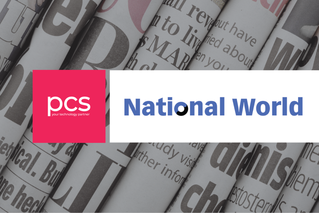 National World and PCS logos